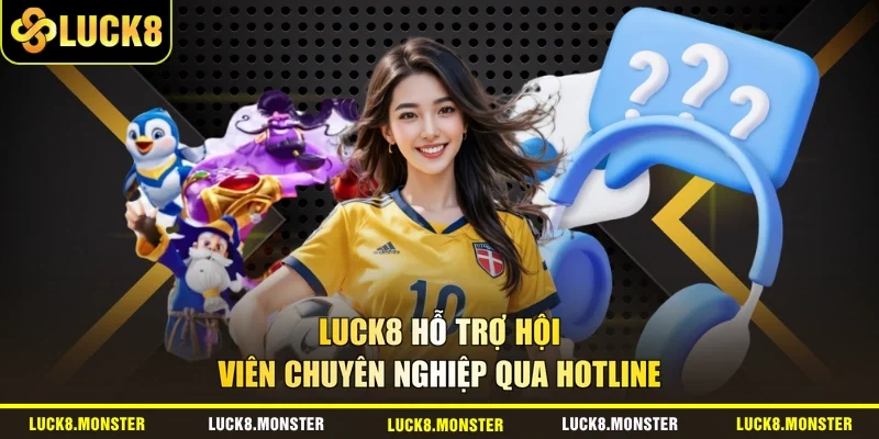 LUCK8 hỗ trợ hội viên chuyên nghiệp qua Hotline