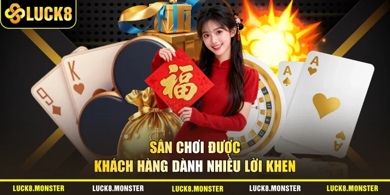 Sân chơi được khách hàng dành nhiều lời khen